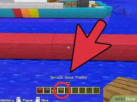 Imagen titulada Make a Boat in Minecraft Step 1