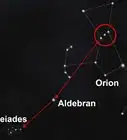encontrar el cúmulo de estrellas de las Pléyades