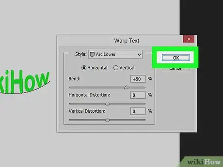 Imagen titulada Bend Text in Photoshop Step 18