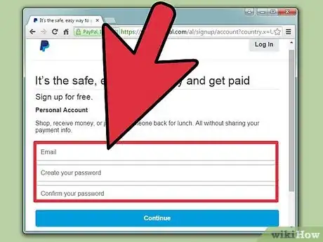 Imagen titulada Set Up a PayPal Account Step 3