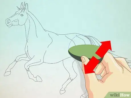 Imagen titulada Draw a Realistic Looking Horse Step 23