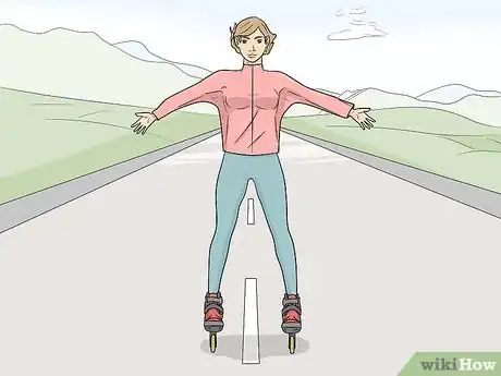 Imagen titulada Stop on Inline Skates Step 8