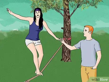 Imagen titulada Walk a Slackline Step 16