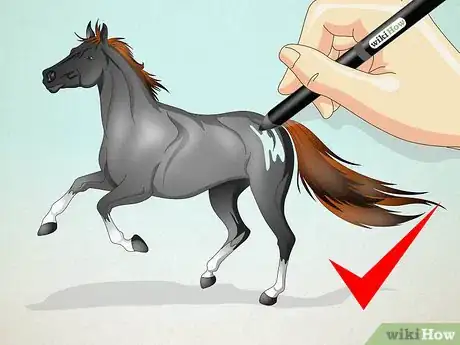 Imagen titulada Draw a Realistic Looking Horse Step 24