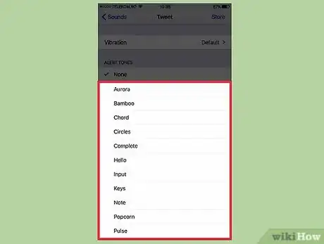 Imagen titulada Change the Twitter Alert Sound on an iPhone Step 5