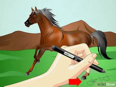Imagen titulada Draw a Realistic Looking Horse Step 11