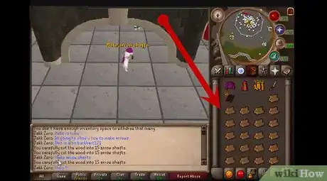 Imagen titulada Make an Arrow in RuneScape Step 2