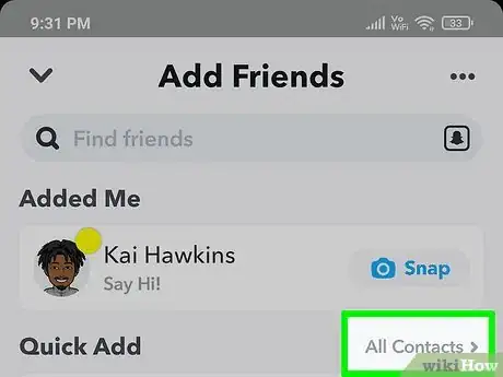 Imagen titulada Find Someone on Snapchat Without Them Knowing Step 3