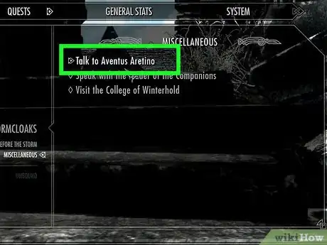 Imagen titulada Join the Dark Brotherhood in Skyrim Step 2