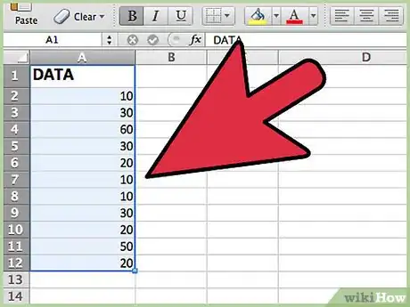 Imagen titulada Calculate Mode Using Excel Step 4
