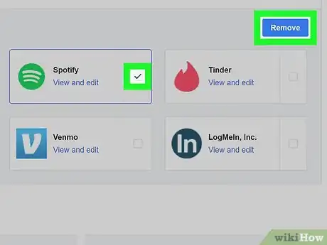 Imagen titulada Remove a Facebook Connection Step 6