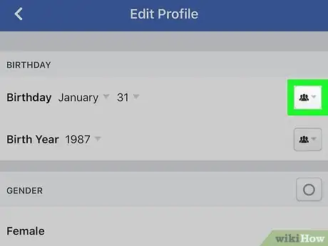 Imagen titulada Hide Your Birthday on Facebook Step 16
