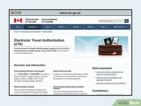 Imagen titulada Get a Canadian Visa Step 2