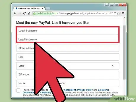 Imagen titulada Set Up a PayPal Account Step 4