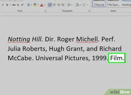 Imagen titulada Cite a Movie Using MLA Style Step 6