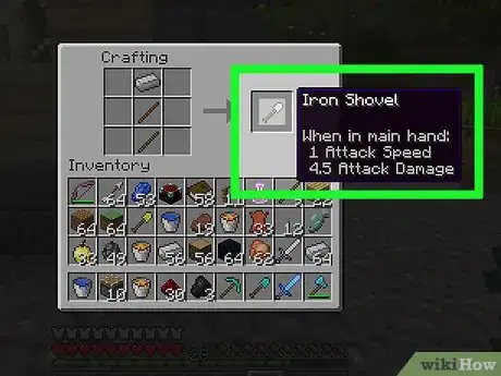 Imagen titulada Make Tools in Minecraft Step 12