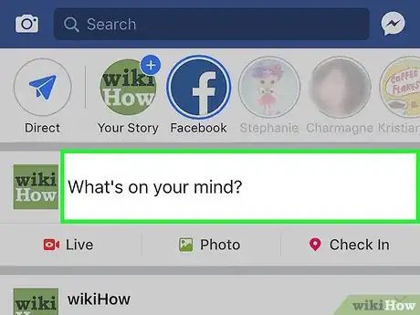 Imagen titulada Tag a Page on Facebook Step 2