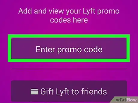 Imagen titulada Apply a Lyft Credit Code Step 4