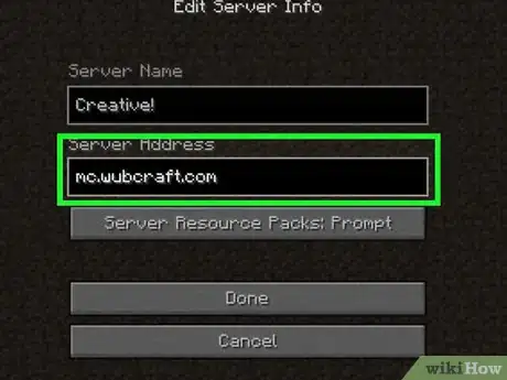 Imagen titulada Play Minecraft in Creative Mode Step 2
