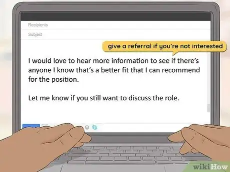 Imagen titulada Respond when a Recruiter Reaches Out Step 8