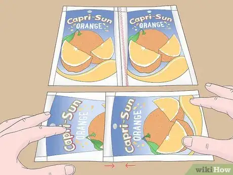 Imagen titulada Make a Capri Sun Purse Step 8