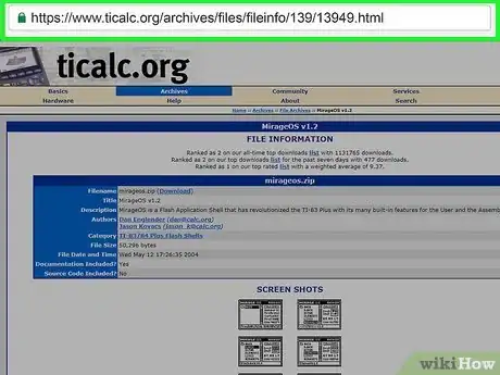 Imagen titulada Download Games Onto a Graphing Calculator Step 2
