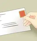 etiquetar un sobre