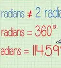 convertir radianes a grados