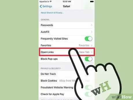 Imagen titulada Change Your General Preferences on Safari Step 7