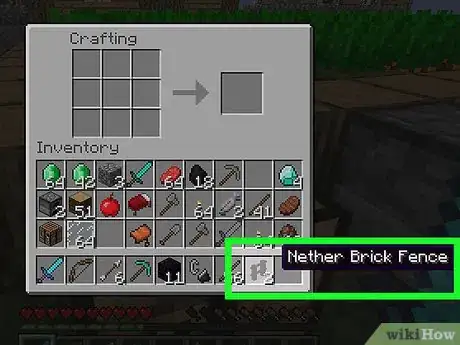 Imagen titulada Craft a Fence in Minecraft Step 10
