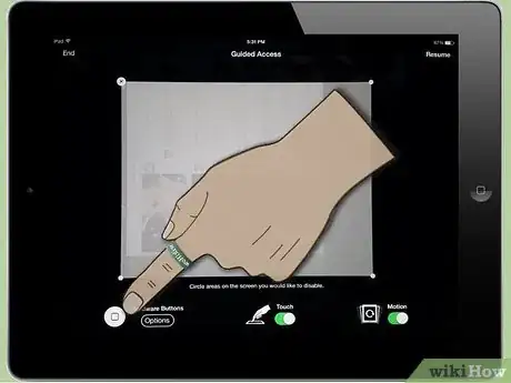 Imagen titulada Use Guided Access to Disable Parts of an iPad Screen Step 9