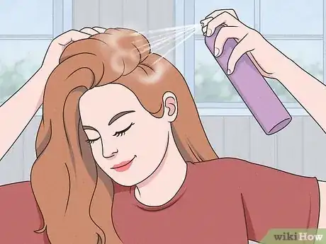 Imagen titulada Curl Hair Using a Hot Air Brush Step 2.jpeg