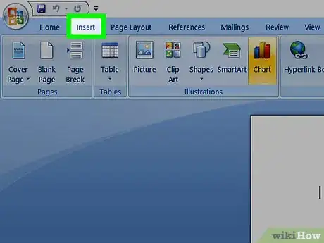 Imagen titulada Add a Graph to Microsoft Word Step 3