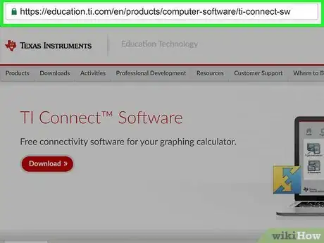 Imagen titulada Download Games Onto a Graphing Calculator Step 1