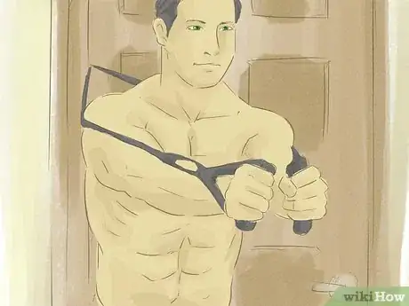 Imagen titulada Work out Pectoral Muscles With a Resistance Band Step 13