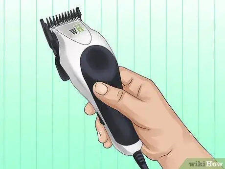 Imagen titulada Trim Leg Hair Using a Trimmer Step 1