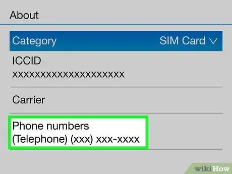 Imagen titulada Get Your Mobile Number from Your SIM Step 30