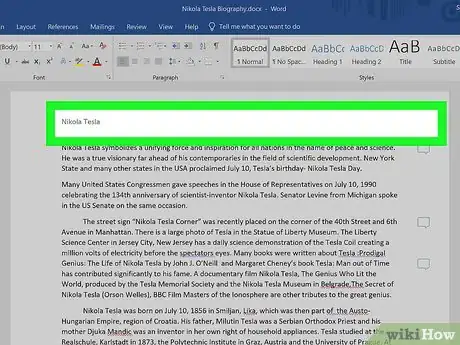 Imagen titulada Delete Headers and Footers in Word Step 2