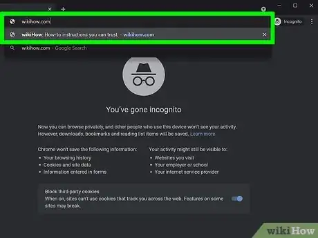 Imagen titulada Turn Off Browsing History on Chrome Step 3