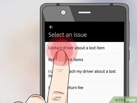 Imagen titulada Find an Item Lost in an Uber Car Step 7