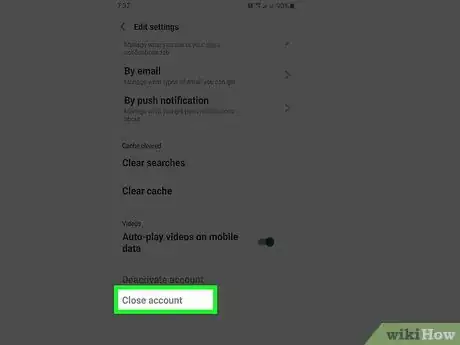 Imagen titulada Delete a Pinterest Account Step 4