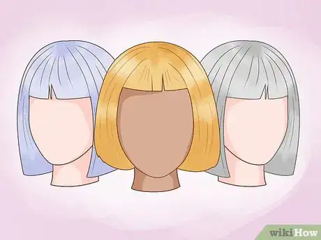 Imagen titulada Dye a Wig Using Acrylic Paint Step 1