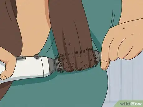 Imagen titulada Curl Hair Using a Hot Air Brush Step 9.jpeg