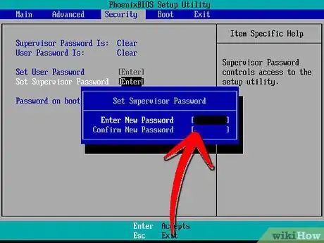 Imagen titulada Set a BIOS Password on Your Laptop Step 3
