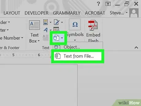 Imagen titulada Insert a PDF Into Word on PC or Mac Step 3
