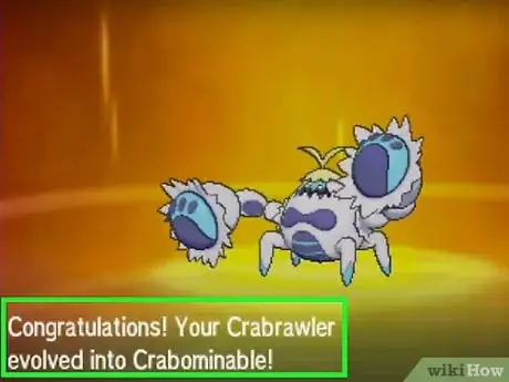 Imagen titulada Evolve Crabrawler in Pokémon Sun and Moon Step 4