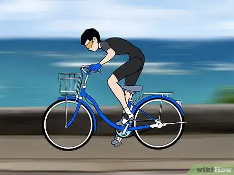 Imagen titulada Dismount from a Bicycle Step 1