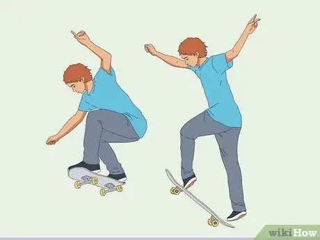 Imagen titulada 180 on a Skateboard Step 13