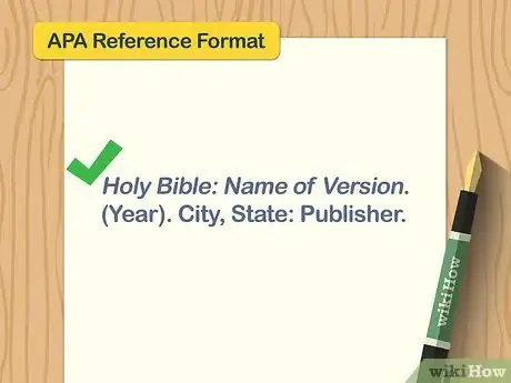 Imagen titulada Cite the Bible in APA Step 5