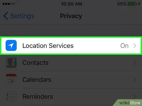 Imagen titulada Access the Location History on iPhone Step 3
